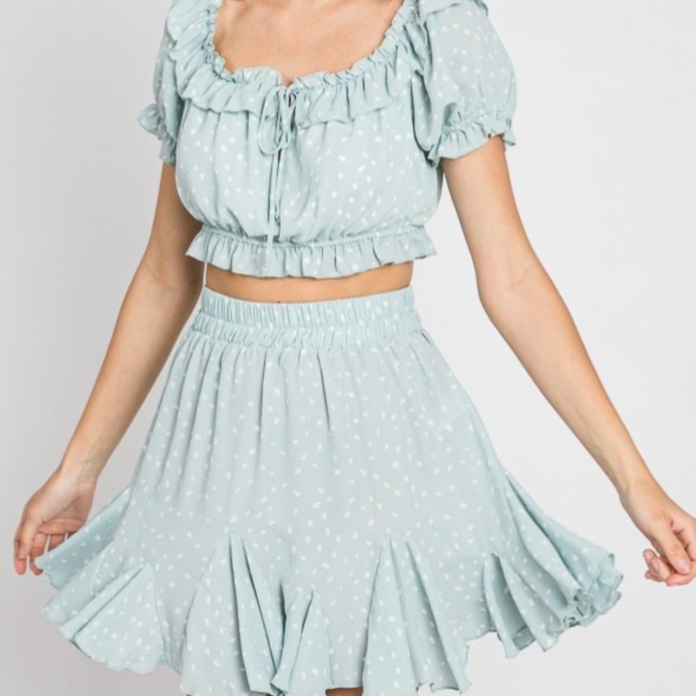 GeeGee 2 Piece top and skirt